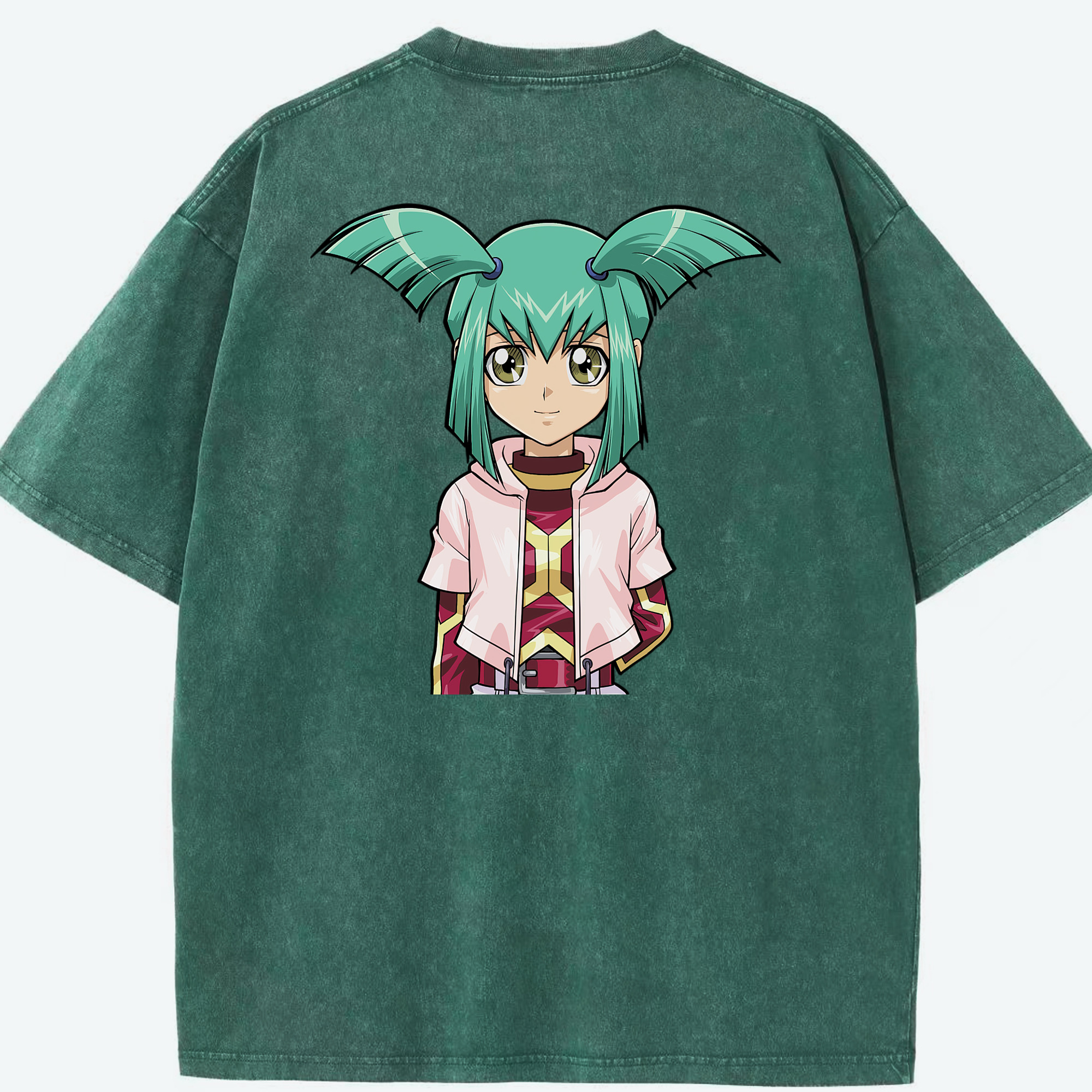 （画像用） 遊☆戯☆王 Yu-Gi-Oh! 綿100% ヴィンテージ風 半袖Tシャツ（背面プリント）